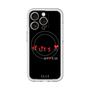 スリムプロテクションプレミアムケース with MagSafe［ ELLE - Let who love me follow me - ブラック ］