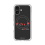 スリムプロテクションプレミアムケース with MagSafe［ ELLE - Let who love me follow me - ブラック ］