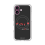 スリムプロテクションプレミアムケース with MagSafe［ ELLE - Let who love me follow me - ブラック ］
