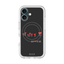 スリムプロテクションプレミアムケース with MagSafe［ ELLE - Let who love me follow me - ブラック ］