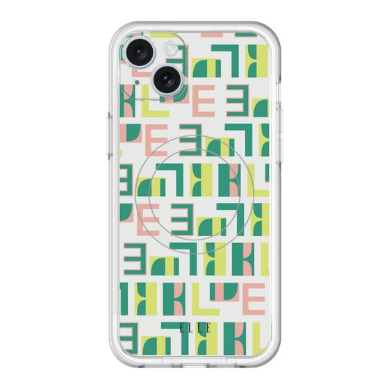 スリムプロテクションプレミアムケース with MagSafe［ ELLE - Iconics Prints2 ］