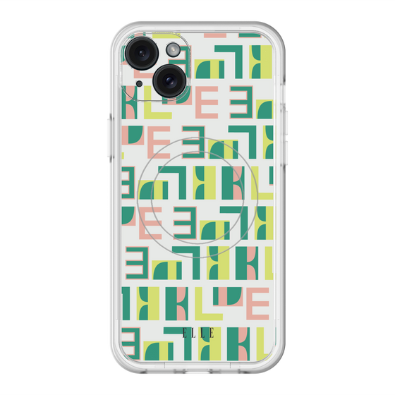 スリムプロテクションプレミアムケース with MagSafe［ ELLE - Iconics Prints2 ］