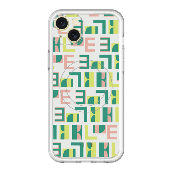 スリムプロテクションプレミアムケース with MagSafe［ ELLE - Iconics Prints2 ］