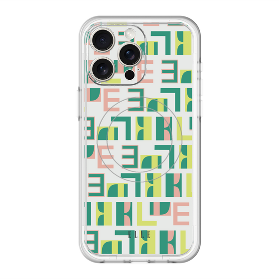 スリムプロテクションプレミアムケース with MagSafe［ ELLE - Iconics Prints2 ］