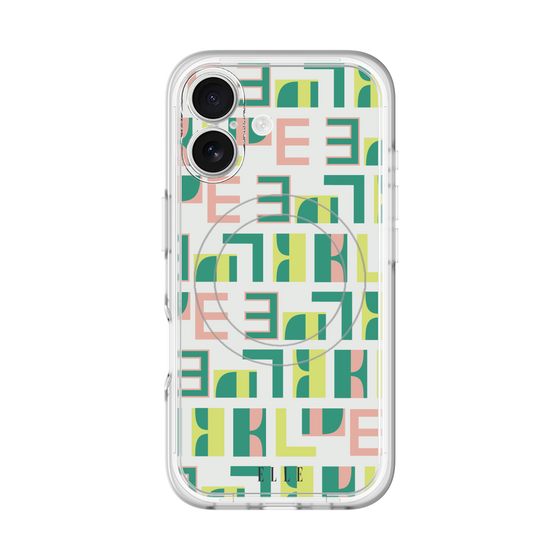スリムプロテクションプレミアムケース with MagSafe［ ELLE - Iconics Prints2 ］