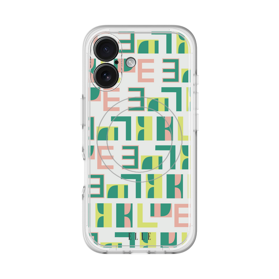 スリムプロテクションプレミアムケース with MagSafe［ ELLE - Iconics Prints2 ］