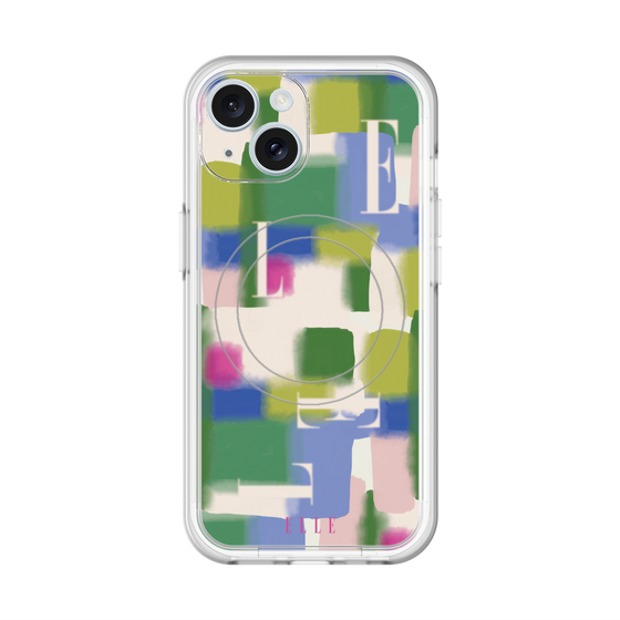 スリムプロテクションプレミアムケース with MagSafe［ ELLE - Iconics Prints3 ］