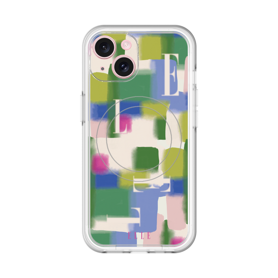 スリムプロテクションプレミアムケース with MagSafe［ ELLE - Iconics Prints3 ］