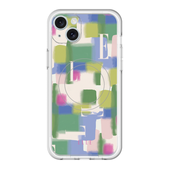 スリムプロテクションプレミアムケース with MagSafe［ ELLE - Iconics Prints3 ］