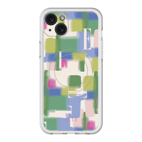 スリムプロテクションプレミアムケース with MagSafe［ ELLE - Iconics Prints3 ］