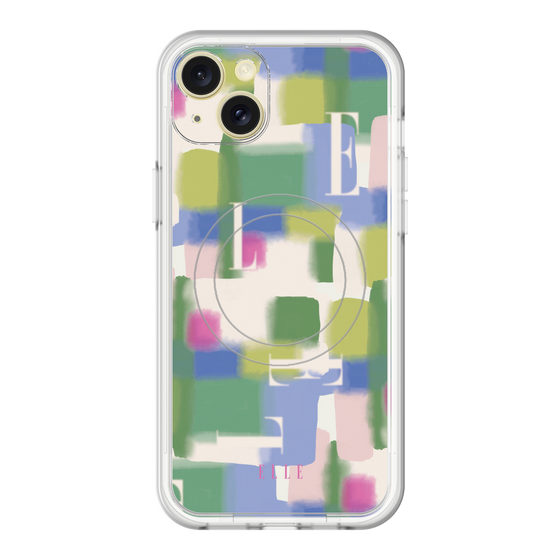 スリムプロテクションプレミアムケース with MagSafe［ ELLE - Iconics Prints3 ］