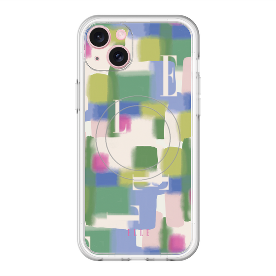 スリムプロテクションプレミアムケース with MagSafe［ ELLE - Iconics Prints3 ］