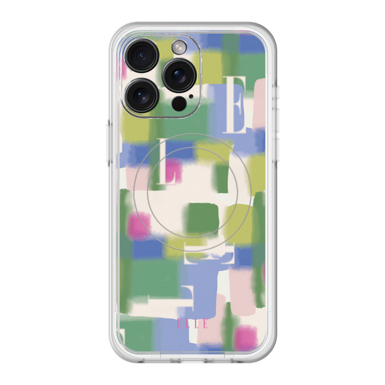 スリムプロテクションプレミアムケース with MagSafe［ ELLE - Iconics Prints3 ］