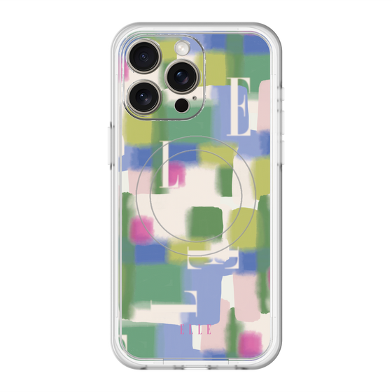 スリムプロテクションプレミアムケース with MagSafe［ ELLE - Iconics Prints3 ］