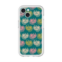 スリムプロテクションプレミアムケース with MagSafe［ ELLE - Cat Pattern - グリーン ］