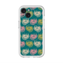 スリムプロテクションプレミアムケース with MagSafe［ ELLE - Cat Pattern - グリーン ］
