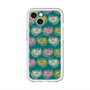 スリムプロテクションプレミアムケース with MagSafe［ ELLE - Cat Pattern - グリーン ］