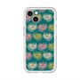 スリムプロテクションプレミアムケース with MagSafe［ ELLE - Cat Pattern - グリーン ］