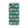 スリムプロテクションプレミアムケース with MagSafe［ ELLE - Cat Pattern - グリーン ］