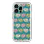 スリムプロテクションプレミアムケース with MagSafe［ ELLE - Cat Pattern - グリーン ］