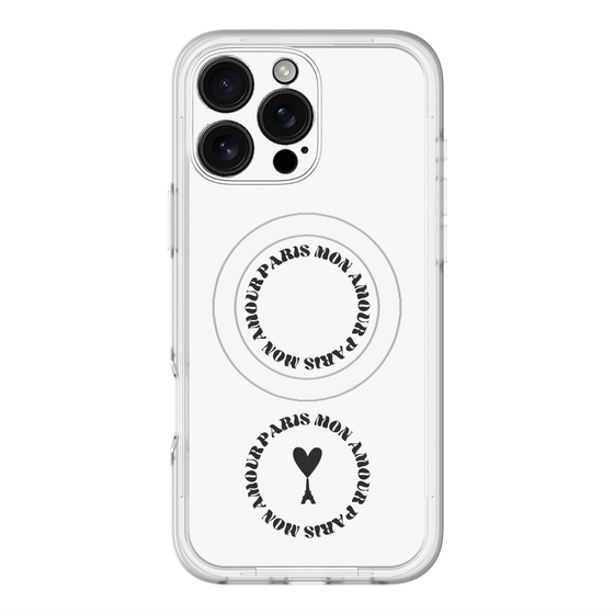 スリムプロテクションプレミアムケース with MagSafe［ ELLE - Mon Amour Paris ］