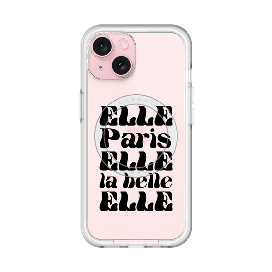 スリムプロテクションプレミアムケース with MagSafe［ ELLE - ELLE Paris ］