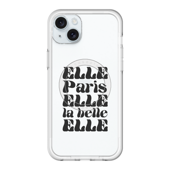 スリムプロテクションプレミアムケース with MagSafe［ ELLE - ELLE Paris ］