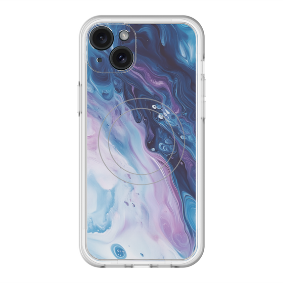 スリムプロテクションプレミアムケース with MagSafe［ Color Rain - オリジナル - Twilight Ink ］