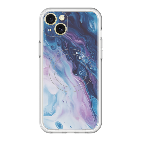 スリムプロテクションプレミアムケース with MagSafe［ Color Rain - オリジナル - Twilight Ink ］