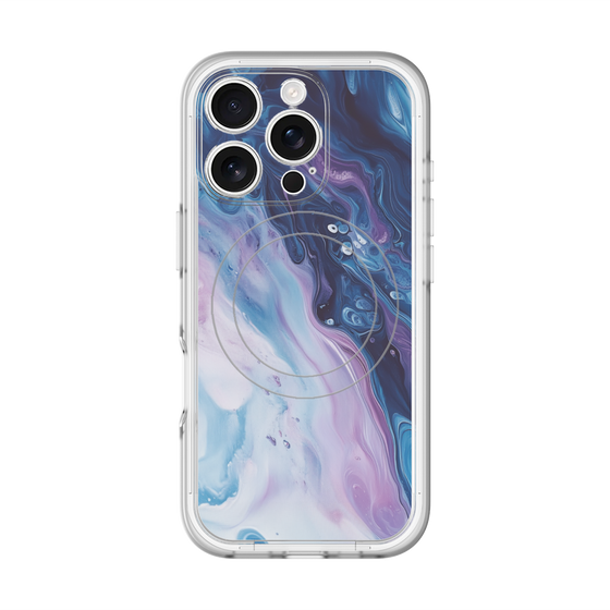 スリムプロテクションプレミアムケース with MagSafe［ Color Rain - オリジナル - Twilight Ink ］