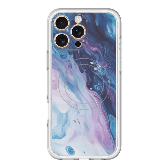 スリムプロテクションプレミアムケース with MagSafe［ Color Rain - オリジナル - Twilight Ink ］