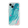 スリムプロテクションプレミアムケース with MagSafe［ Color Rain - オリジナル - Serene Wave ］