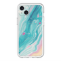 スリムプロテクションプレミアムケース with MagSafe［ Color Rain - オリジナル - Serene Wave ］