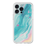 スリムプロテクションプレミアムケース with MagSafe［ Color Rain - オリジナル - Serene Wave ］