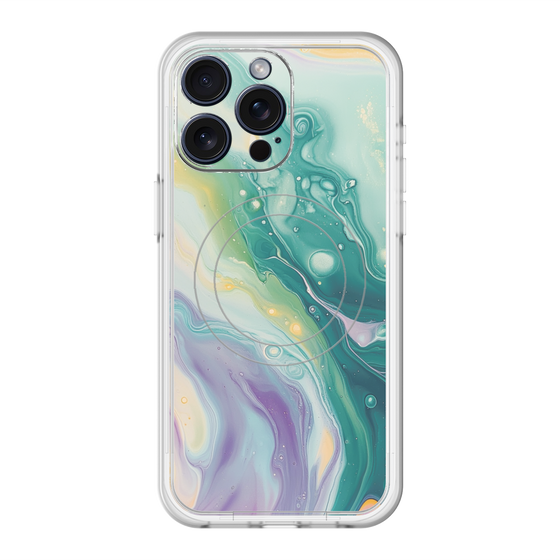 スリムプロテクションプレミアムケース with MagSafe［ Color Rain - オリジナル - Dusky Forest ］