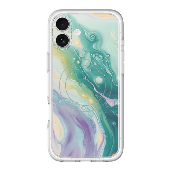 スリムプロテクションプレミアムケース with MagSafe［ Color Rain - オリジナル - Dusky Forest ］