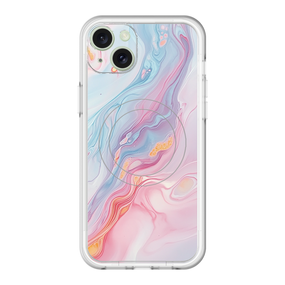 スリムプロテクションプレミアムケース with MagSafe［ Color Rain - オリジナル - Dream veil ］