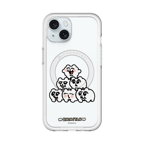 スリムプロテクションプレミアムケース with MagSafe［ ちみたん - ピラミッド ］