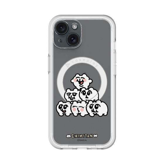 スリムプロテクションプレミアムケース with MagSafe［ ちみたん - ピラミッド ］