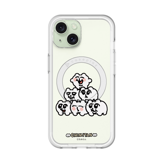 スリムプロテクションプレミアムケース with MagSafe［ ちみたん - ピラミッド ］