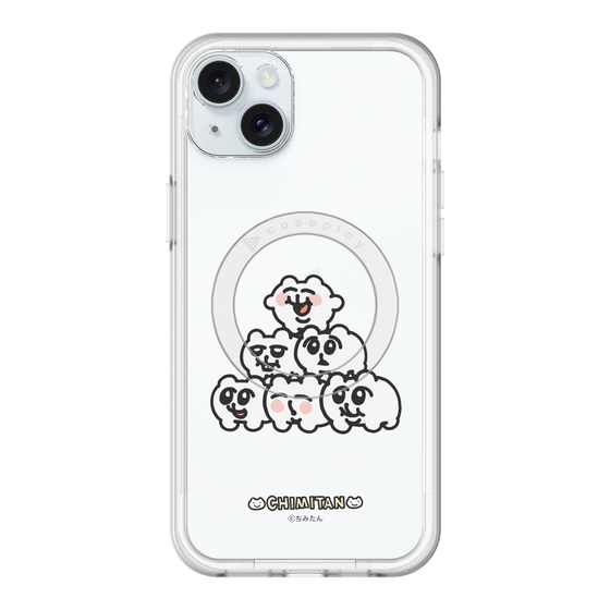 スリムプロテクションプレミアムケース with MagSafe［ ちみたん - ピラミッド ］