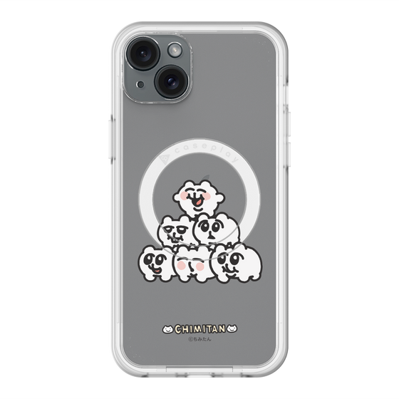 スリムプロテクションプレミアムケース with MagSafe［ ちみたん - ピラミッド ］