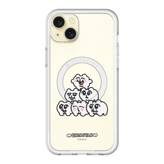スリムプロテクションプレミアムケース with MagSafe［ ちみたん - ピラミッド ］