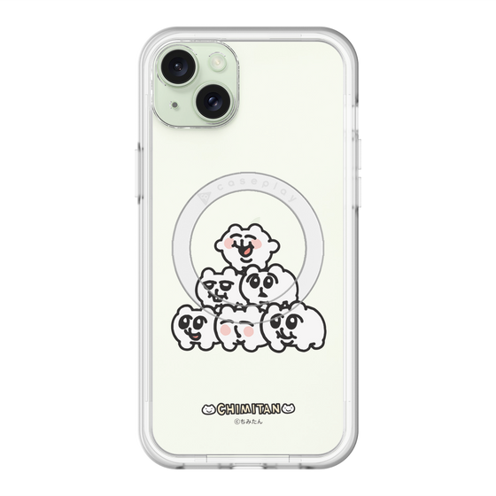 スリムプロテクションプレミアムケース with MagSafe［ ちみたん - ピラミッド ］