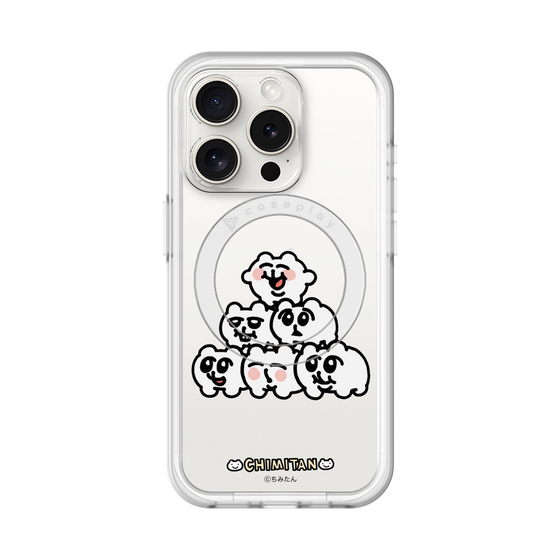 スリムプロテクションプレミアムケース with MagSafe［ ちみたん - ピラミッド ］