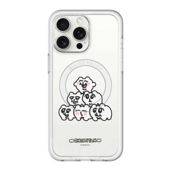 スリムプロテクションプレミアムケース with MagSafe［ ちみたん - ピラミッド ］