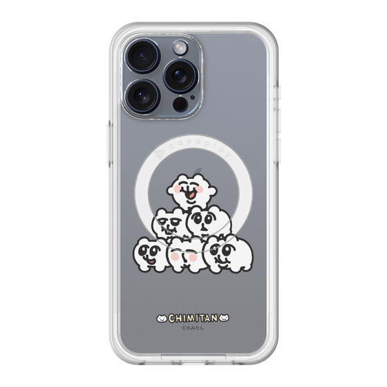 スリムプロテクションプレミアムケース with MagSafe［ ちみたん - ピラミッド ］