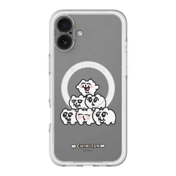 スリムプロテクションプレミアムケース with MagSafe［ ちみたん - ピラミッド ］