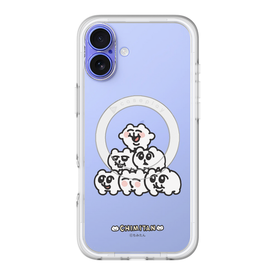 スリムプロテクションプレミアムケース with MagSafe［ ちみたん - ピラミッド ］