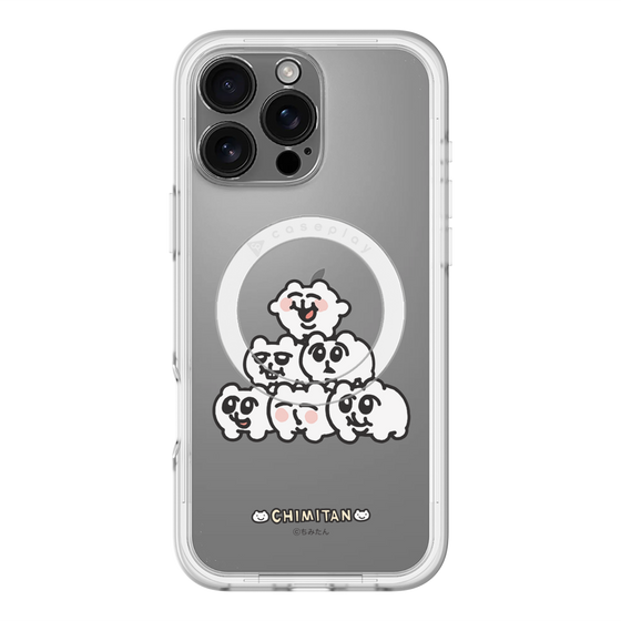 スリムプロテクションプレミアムケース with MagSafe［ ちみたん - ピラミッド ］